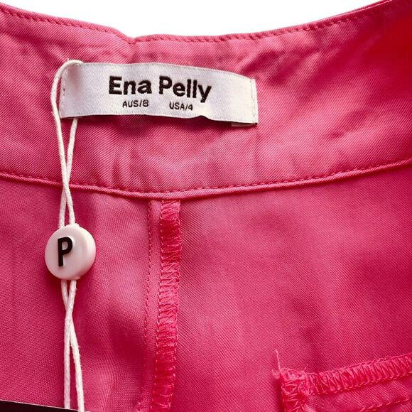 Ena Pelly Lillian Cupro Pleated Wide Leg Trousers - Picture 14 of 14